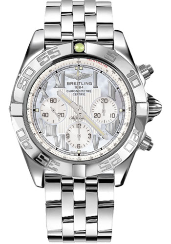 Breitling Watches - Chronomat B01 Stainless Steel Polished Bezel - Style No: AB011012/A691-pilot-steel