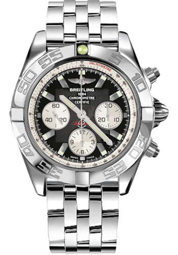 Breitling Watches - Chronomat B01 Stainless Steel Polished Bezel - Style No: AB011012/B967-pilot-steel