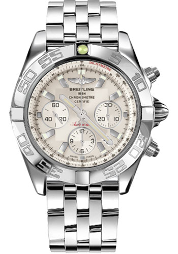 Breitling Watches - Chronomat B01 Stainless Steel Polished Bezel - Style No: AB011012/G684-pilot-steel