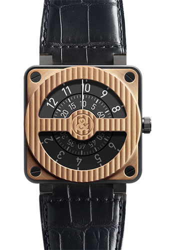 Bell & Ross Watches - BR 01-92 Automatic Compass - Style No: BR 01-92 Compass Pink Gold Carbon
