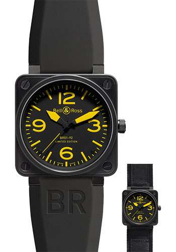 Bell & Ross Watches - BR 01-92 Automatic Yellow - Style No: BR 01-92 Yellow