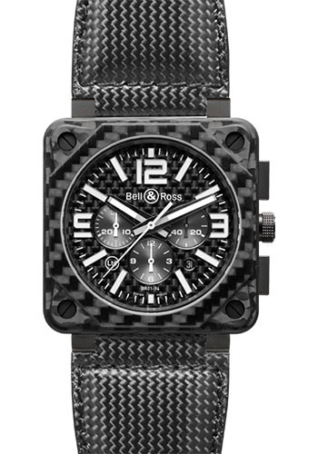 Bell & Ross Watches - BR 01-94 Chronograph Carbon Fiber - Style No: BR 01-94 Carbon Fiber