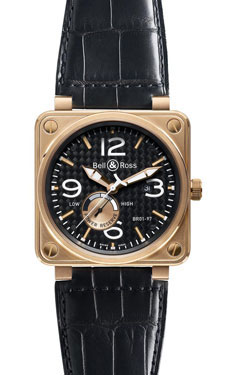 Bell & Ross Watches - BR 01-97 Power Reserve Gold - Style No: BR 01-97 Gold
