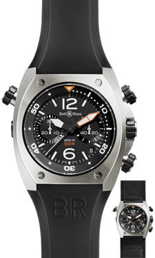 Bell & Ross Watches - BR 02 Chronograph - Style No: BR 02 Chrono Acier