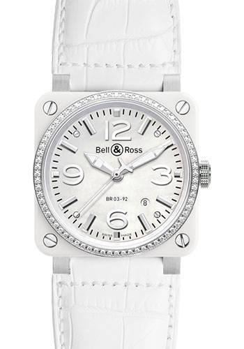 Bell & Ross Watches - BR 03-92 Automatic Ceramic - Style No: BR 03-92 Ceramic Diams