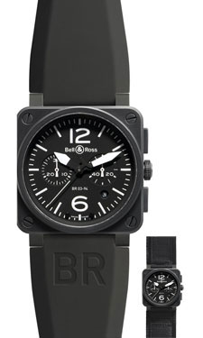 Bell & Ross Watches - BR 03-94 Chronograph Carbon - Style No: BR 03-94 Carbon Black