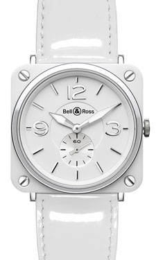 Bell & Ross Watches - BR-S Quartz Ceramic - Style No: BR-S White Ceram