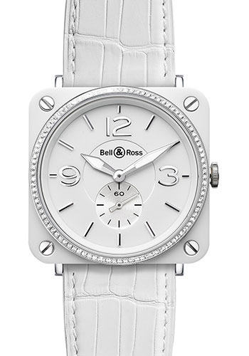 Bell & Ross Watches - BR-S Quartz Ceramic - Style No: BR-S White Ceram Diam