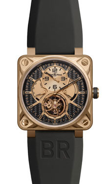 Bell & Ross Watches - BR 01 Tourbillon Gold - Style No: Gold Tourbillon Carbon