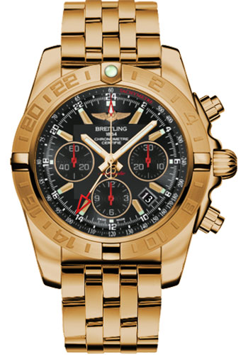 Breitling Watches - Chronomat 44 GMT Rose Gold on Bracelet - Style No: HB0421L3/BC18-pilot-rose-gold