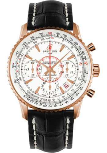 Breitling Watches - Montbrillant 01 Red Gold Limited Edition - Style No: RB013112/G710-croco-black-deployant