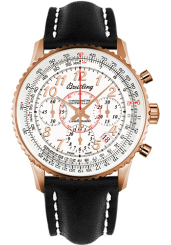 Breitling Watches - Montbrillant 01 Red Gold Limited Edition - Style No: RB013112/G736-leather-black-deployant