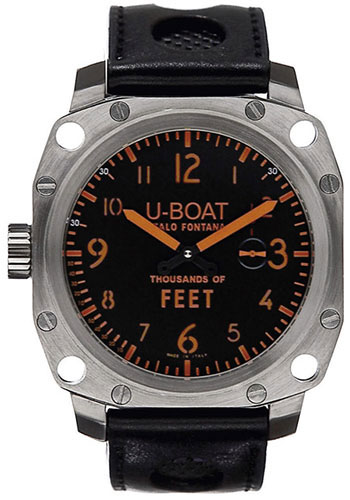 U-Boat Watches - Thousands Of Feet 50 Stainless Steel Polished - Style No: 1088