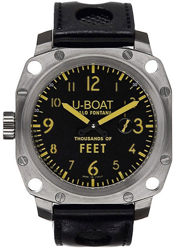 U-Boat Watches - Thousands Of Feet 50 Stainless Steel Polished - Style No: 1175