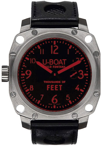 U-Boat Watches - Thousands Of Feet 50 Stainless Steel Polished - Style No: 1176