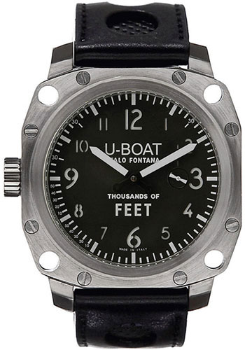 U-Boat Watches - Thousands Of Feet 50 Stainless Steel Polished - Style No: 1454