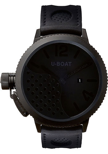 U-Boat Watches - Flightdeck Eclipse 50 Black Steel - Style No: 1851
