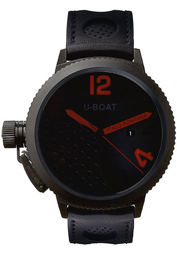 U-Boat Watches - Flightdeck Eclipse 50 Black Steel - Style No: 1852
