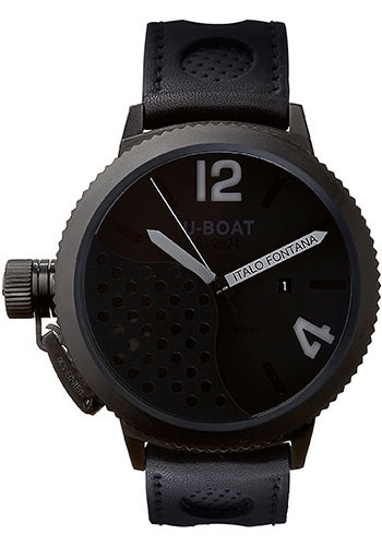 U-Boat Watches - Flightdeck Eclipse 50 Black Steel - Style No: 1853