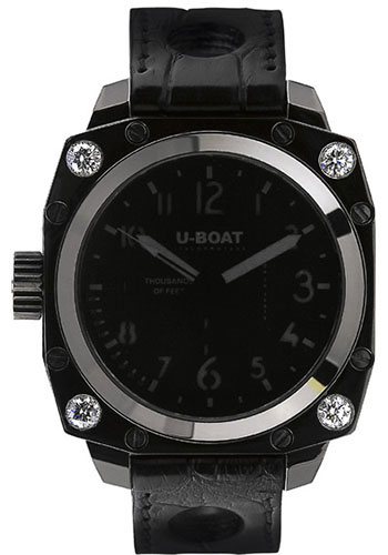 U-Boat Watches - Thousands Of Feet 43 Gun Metal - Style No: 1858