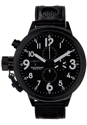 U-Boat Watches - Flightdeck Z 50 Black Steel Chronograph - Style No: 1904