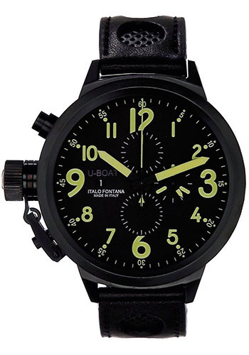 U-Boat Watches - Flightdeck Z 50 Black Steel Chronograph - Style No: 1906