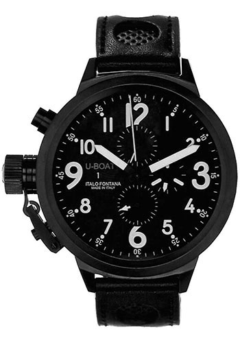U-Boat Watches - Flightdeck Z 43 Black Steel Chronograph - Style No: 1910