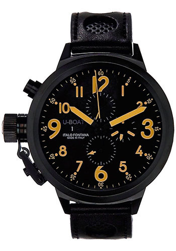 U-Boat Watches - Flightdeck Z 43 Black Steel Chronograph - Style No: 1911