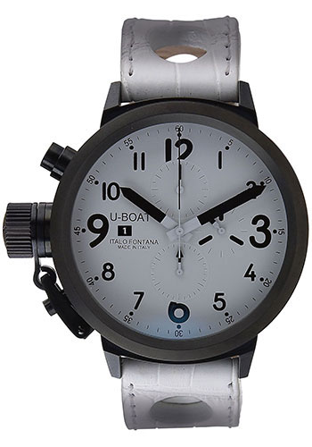 U-Boat Watches - Flightdeck 43 Black Steel Chronograph - Style No: 1931