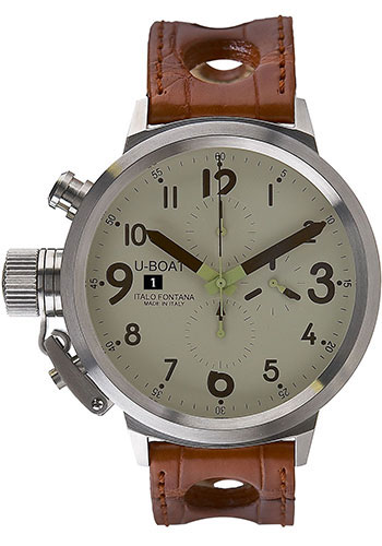 U-Boat Watches - Flightdeck 43 Stainless Steel Chrongraph - Style No: 1940