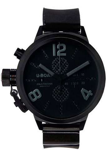 U-Boat Watches - Classico 53 Black Steel Chronograph - Style No: 2277