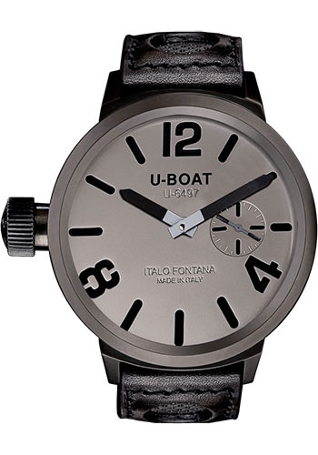 U-Boat Watches - Flightdeck 50 Black Steel - Style No: 5324