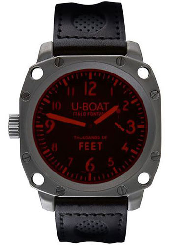 U-Boat Watches - Thousands Of Feet 50 Stainless Steel Matt - Style No: 5325