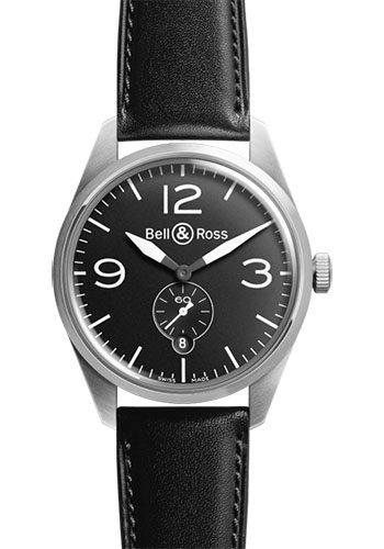 Bell & Ross Watches - Vintage BR 123 Automatic Original - Style No: Vintage BR 123 Original Satin Steel Black
