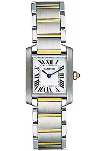 Cartier Watches - Tank Francaise Small Steel And Gold - Style No: W51007Q4