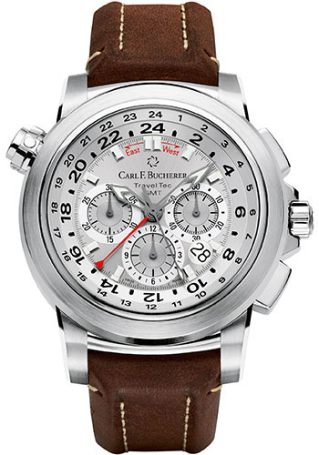 Carl F. Bucherer Watches - Patravi TravelTec Stainless Steel - Style No: 00.10620.08.63.01