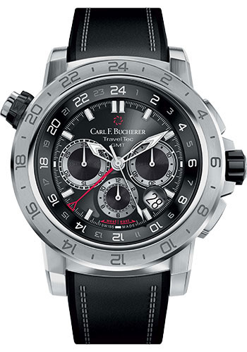 Carl F. Bucherer Watches - Patravi TravelTec II Stainless Steel - Style No: 00.10633.08.33.01