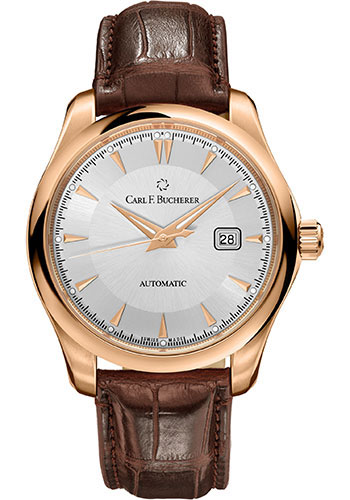 Carl F. Bucherer Watches - Manero AutoDate 42mm - Rose Gold - Style No: 00.10915.03.13.01