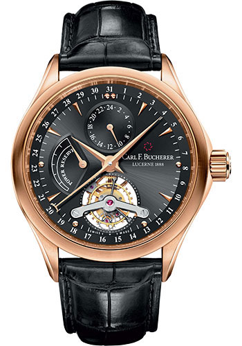 Carl F. Bucherer Watches - Manero Tourbillon Rose Gold - Style No: 00.10918.03.33.01