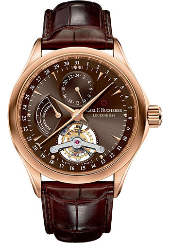 Carl F. Bucherer Watches - Manero Tourbillon Rose Gold - Style No: 00.10918.03.93.01
