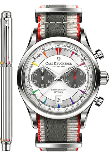 Carl F. Bucherer Watches - Manero Flyback 43mm - Stainless Steel - Style No: 00.10919.08.13.98