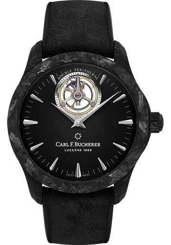 Carl F. Bucherer Watches - Manero Tourbillon Double Peripheral Forged Carbon - Style No: 00.10920.16.33.01