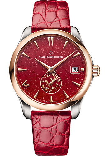 Carl F. Bucherer Watches - Manero AutoDate LOVE Rose Gold - Style No: 00.10922.07.93.01