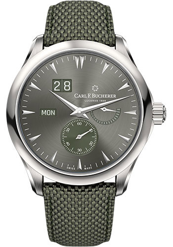 Carl F. Bucherer Watches - Manero Peripheral BigDate Stainless Steel - Style No: 00.10926.08.93.01