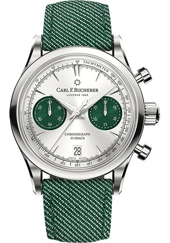 Carl F. Bucherer Watches - Manero Flyback 40mm - Stainless Steel - Style No: 00.10927.08.13.02