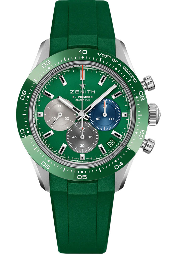 Zenith Watches - Chronomaster Sport Steel - Rubber Strap - Style No: 03.3119.3600/56.R952