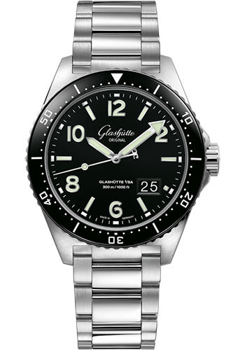 Glashutte Original Watches - SeaQ Panorama Date Stainless Steel - Bracelet - Style No: 1-36-13-01-80-70