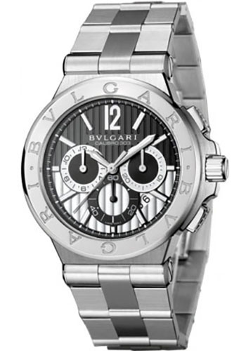 Bulgari Watches - Diagono 42 mm - Stainless Steel - Style No: 101880 DG42BSSDCH