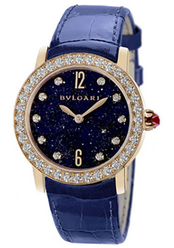 Bulgari Watches - Bulgari Bulgari 33 mm - Pink Gold - Alligator Strap - Style No: 102162 BBLP33AGDL/10