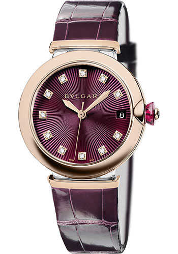 Bulgari Watches - Lucea 36 mm - Steel and Pink Gold - Style No: 102565 LU36C7SPGLD/11